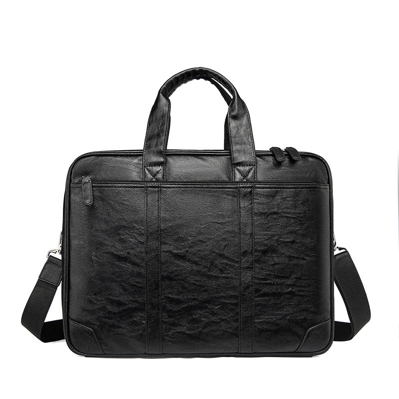 Classic Leather Business Laptop Briefcase kalsten
