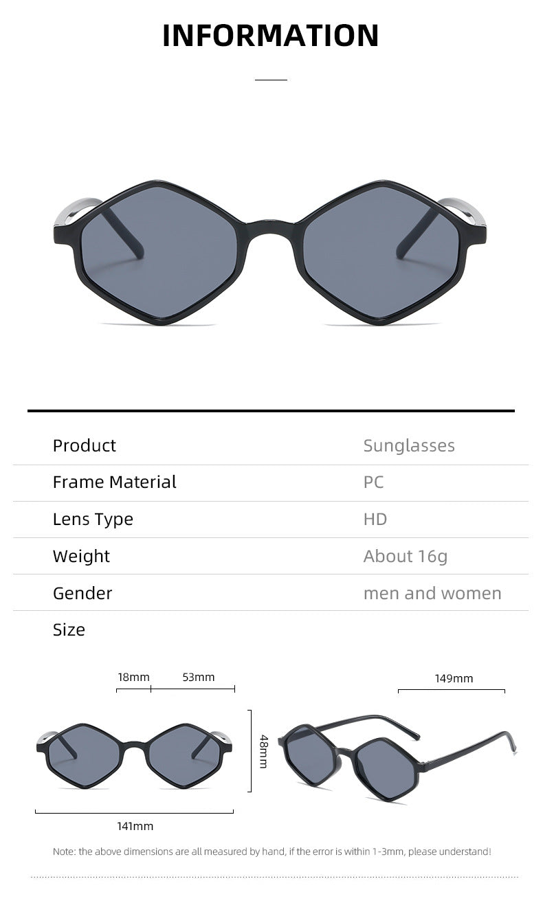 Women's stylish geometric sunglasses with elegant frame Kalsten