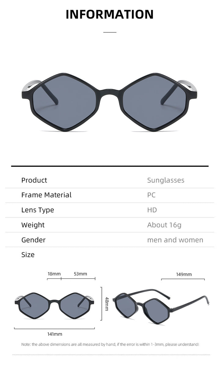 Women's stylish geometric sunglasses with elegant frame Kalsten