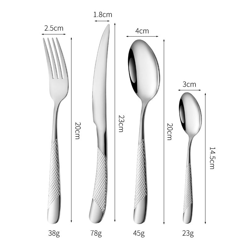 Fine and elegant table knife with non-slip handle Kalsten