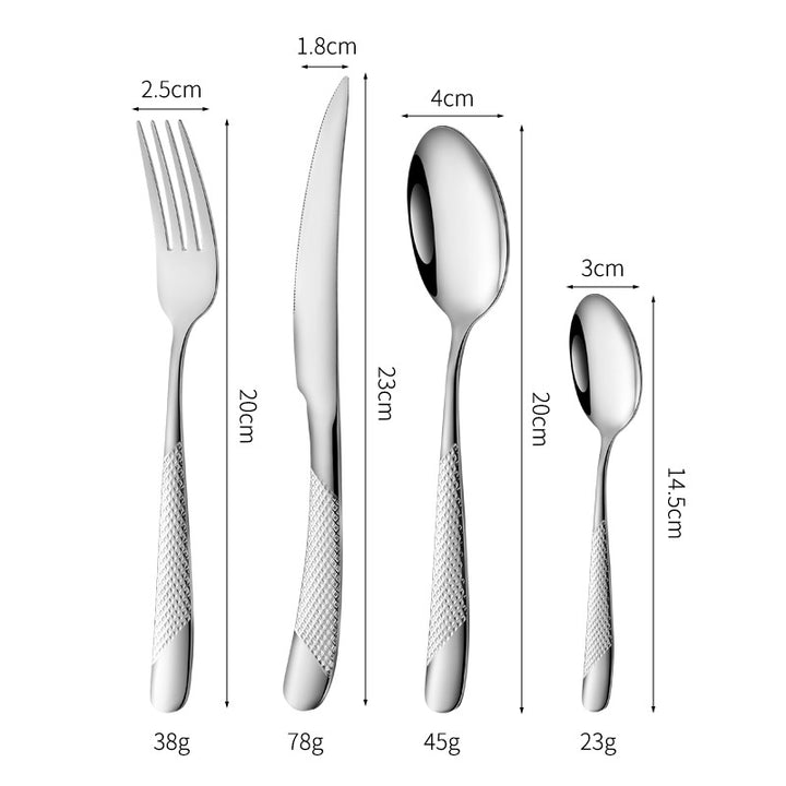 Fine and elegant table knife with non-slip handle Kalsten