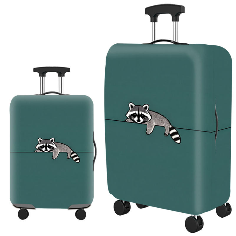 Tropical Leaf Print Hard Shell Luggage Kalsten