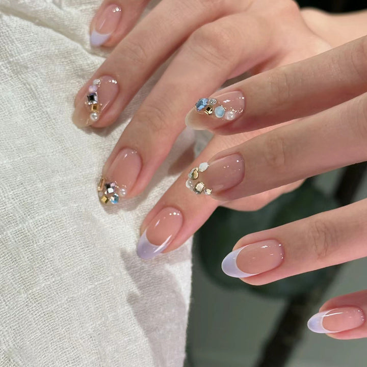 Ombre Press-On Nails with Glossy Finish Kalsten