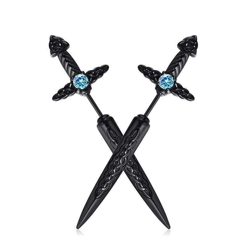 Gothic Sword-Shaped Earrings Kalsten
