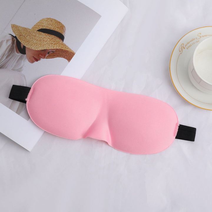Unisex nan light-blocking travel mask with thermoformable nylon cover and wide comfort band Kalsten
