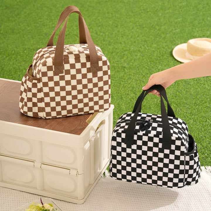 Insulated Lunch Tote with Beverage Holder Kalsten