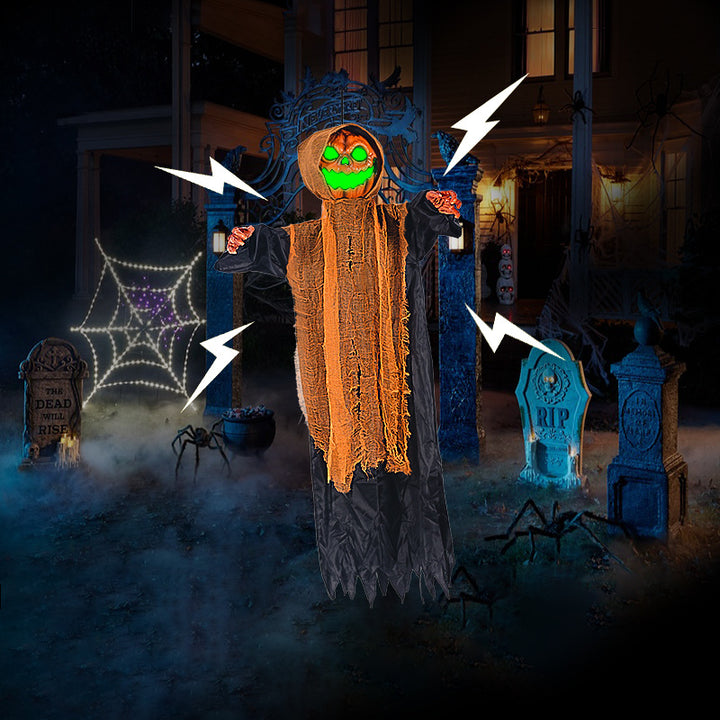Animated Pumpkin Ghost Decoration Kalsten