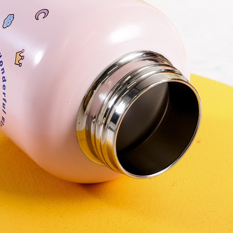 Ladies insulated drinking bottle with stylish animal motif Kalsten