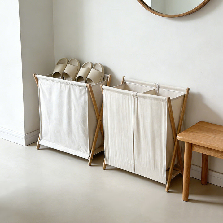 Modern laundry basket with folding frame Kalsten