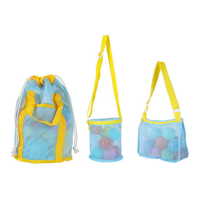 Versatile Beach Bag In Airy Mesh Design Kalsten
