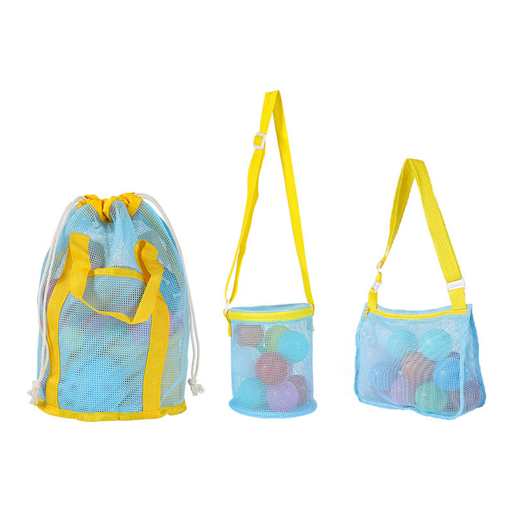 Versatile Beach Bag In Airy Mesh Design Kalsten