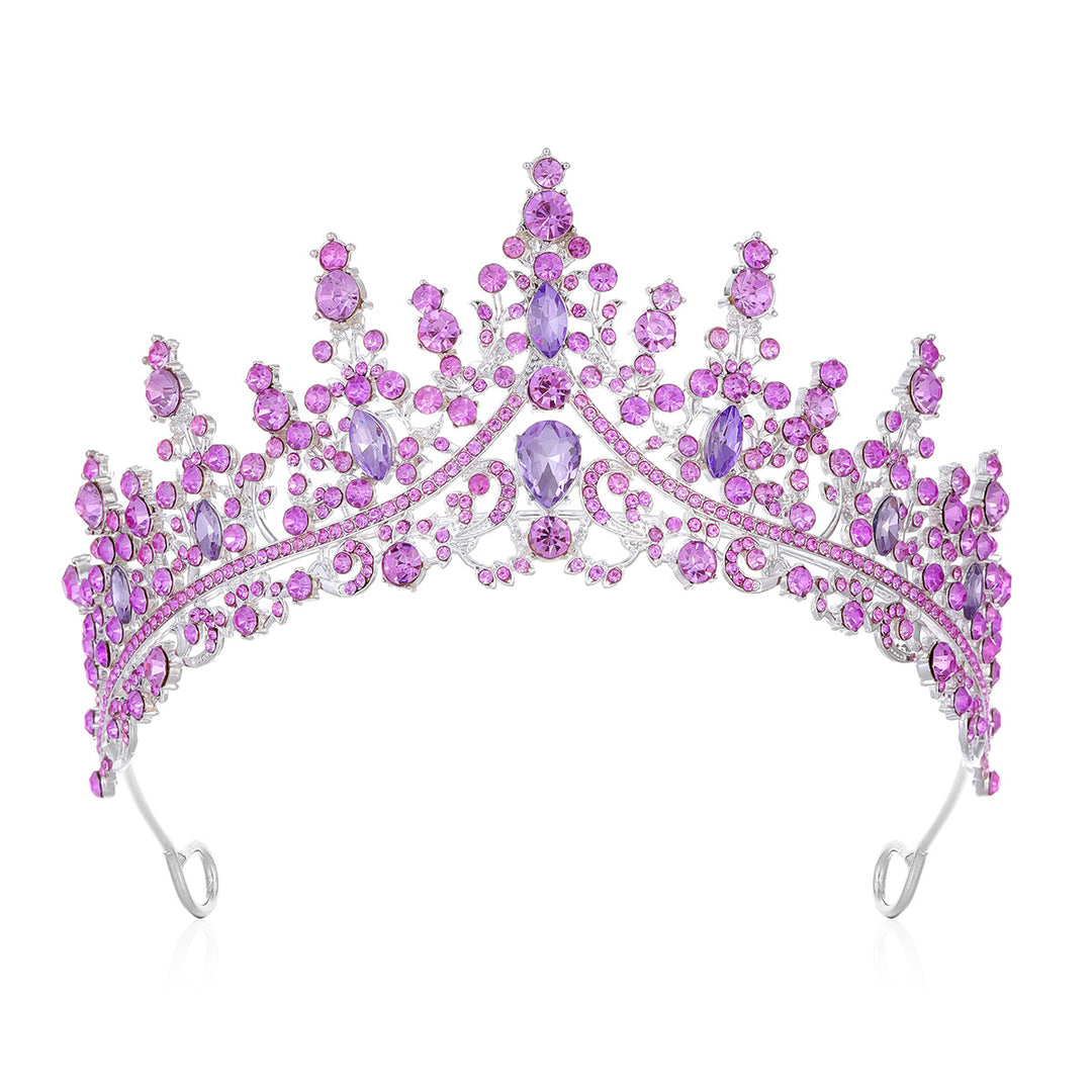 Ladies Rhinestone Tiara with Sparkling Gemstones Kalsten