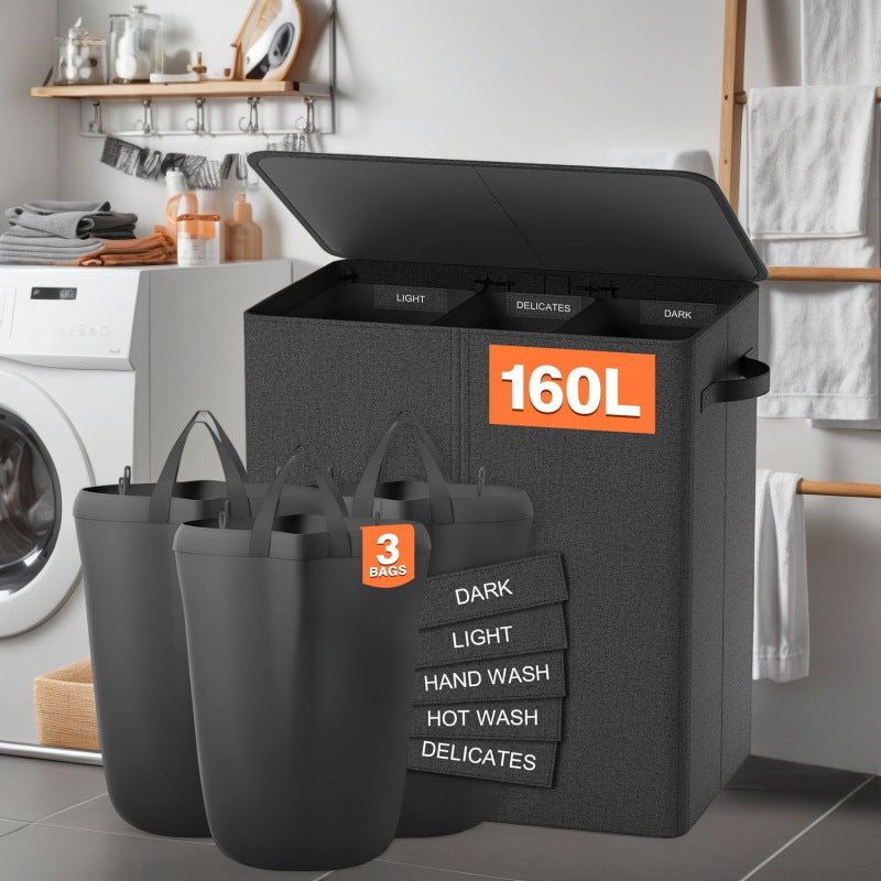 Practical laundry separation system with lid Kalsten