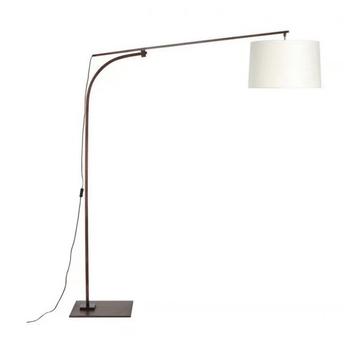 Adjustable Arc Floor Lamp with Elegant Shade