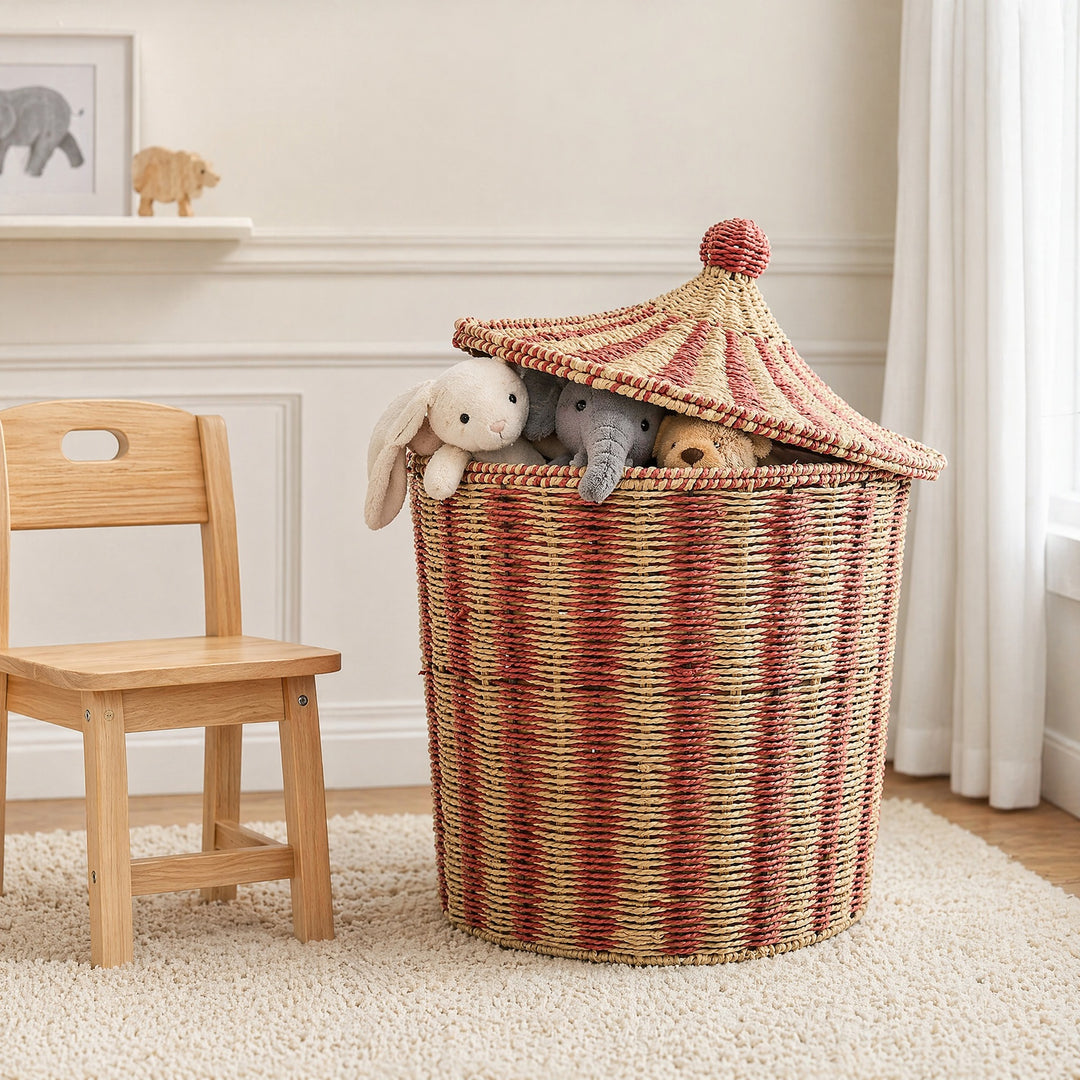 Decorative and practical storage basket Kalsten