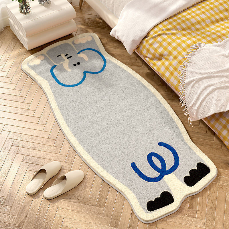 Cartoon Lion Shaped Area Rug