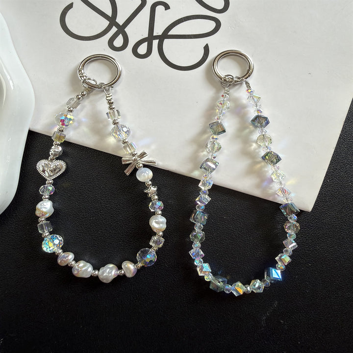 Heart-Shaped Beaded Keychain Kalsten