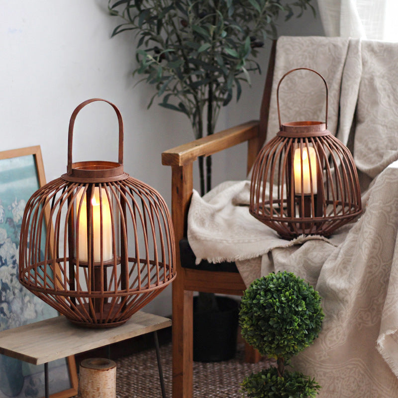 Decorative Rattan Lantern Kalsten