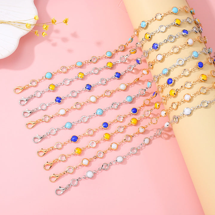 Decorative Gemstone Anklet Kalsten