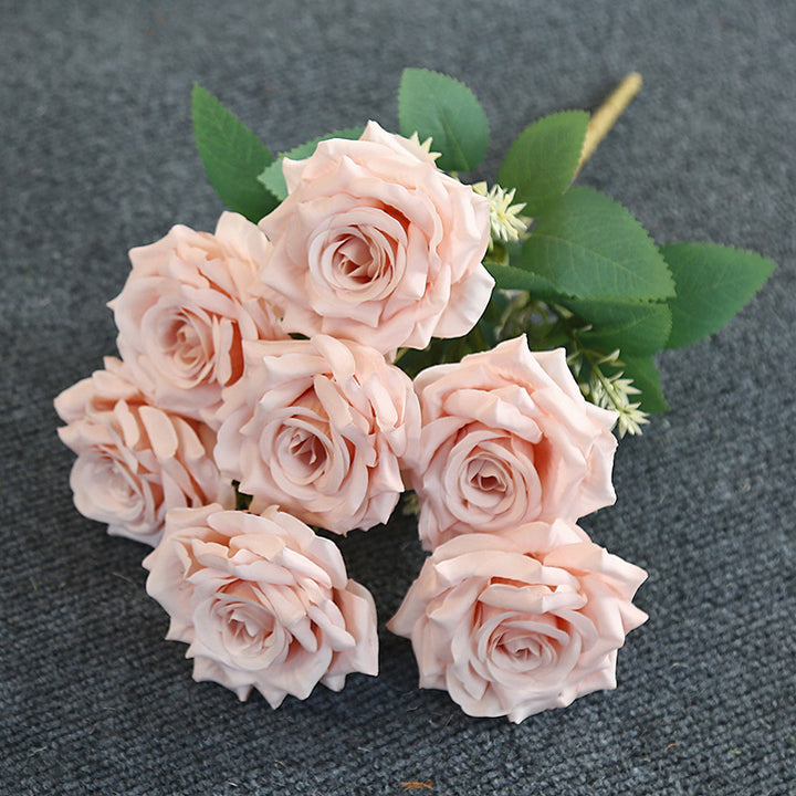 Premium Realistic Artificial Rose Bouquet