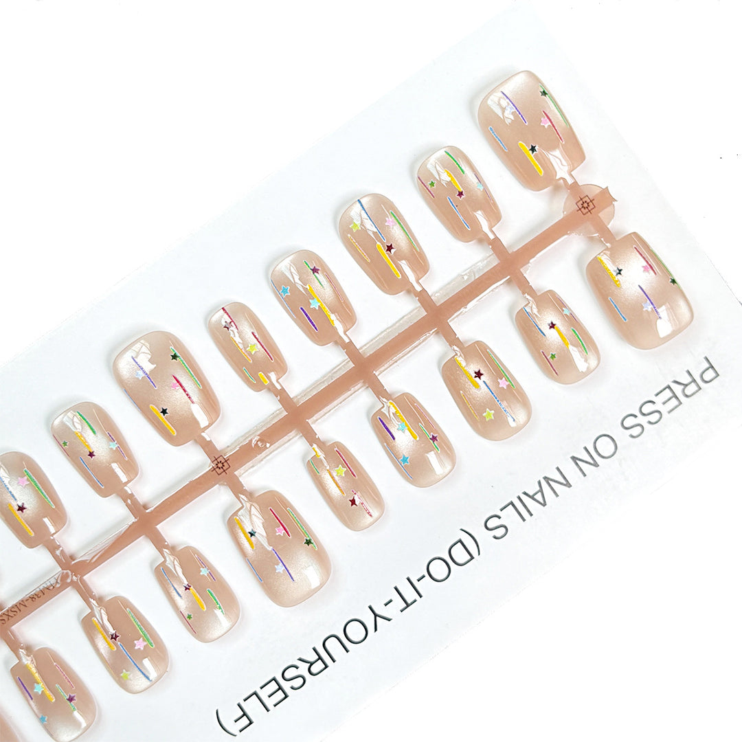 Premium Artistic Press-On Nail Set Kalsten
