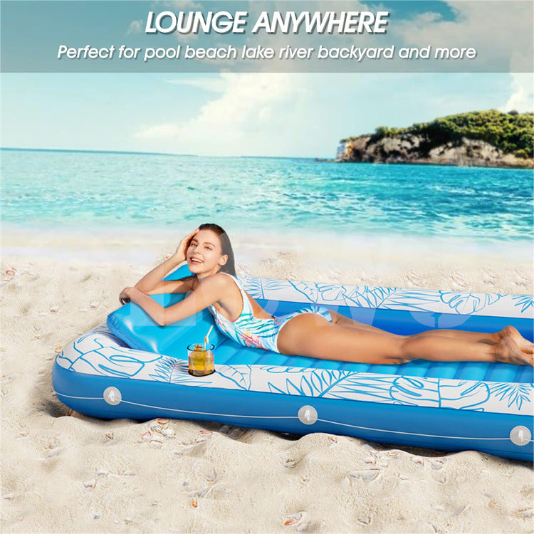 Ladies Inflatable Lounge Mat with Integrated Pillow Kalsten
