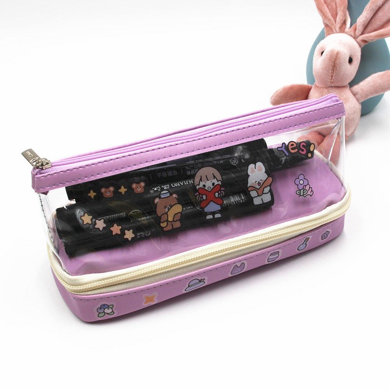Fun Cartoon-Themed Zippered Pencil Case Kalsten
