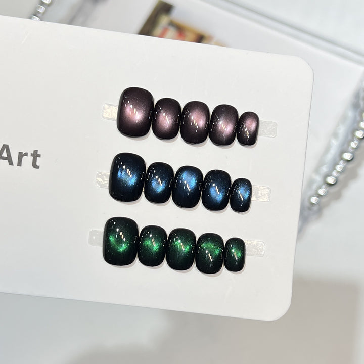Galaxy Effect Press-On Nail Set Kalsten