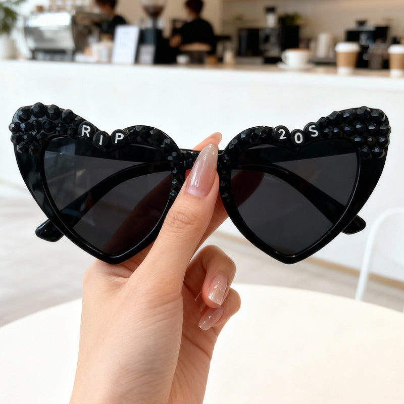 Statement Heart-Frame Sunglasses Kalsten