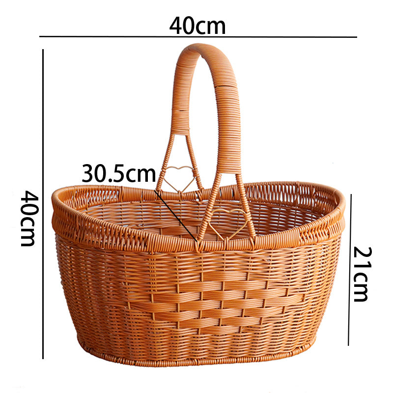 Eco-Friendly Woven Shopping Basket Kalsten