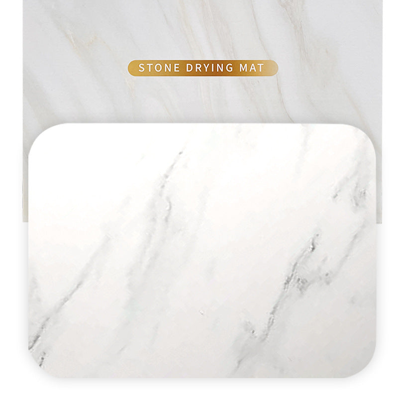 Luxury Marble Design Drying Mat