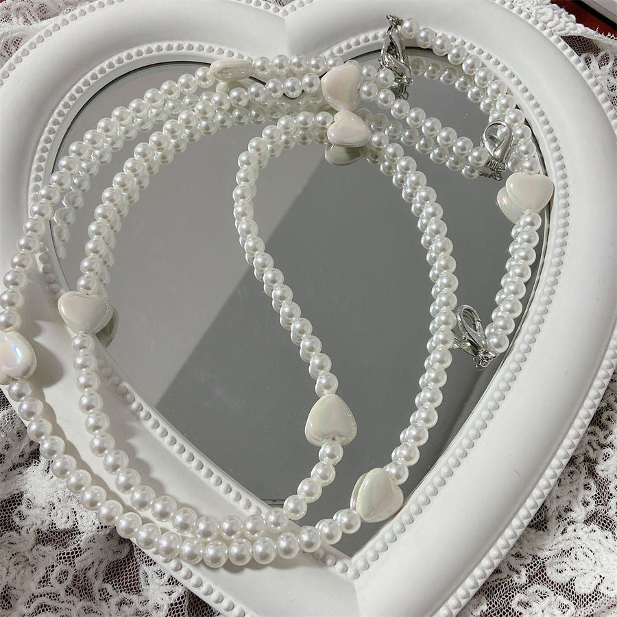 Elegant Pearl Beaded Eyewear Holder Kalsten