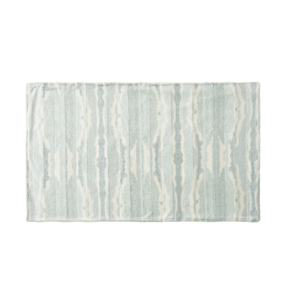 Bath mat and bathroom rug made of soft microfiber with non-slip underside Kalsten