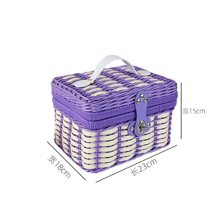 Handcrafted Wicker Storage Case Kalsten