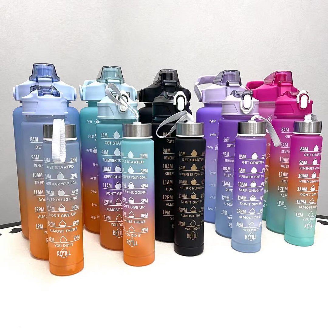 Unisex Motivating Water Bottle with Time Markings Kalsten