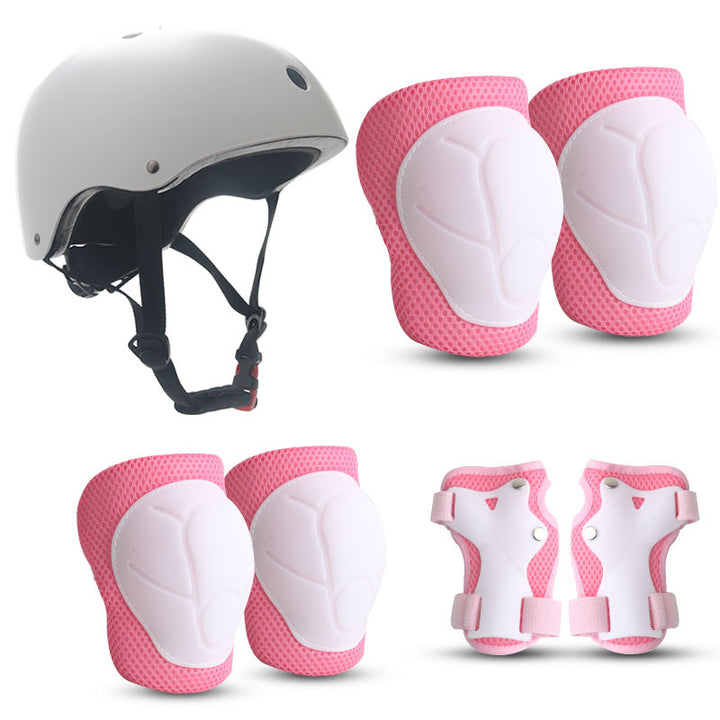 Children's Colorful Safety Helmet and Protective Gear Set Kalsten