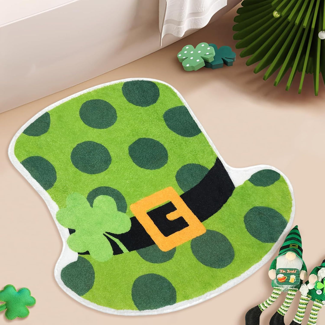 St. Patrick's Day Themed Plush Bath Mat
