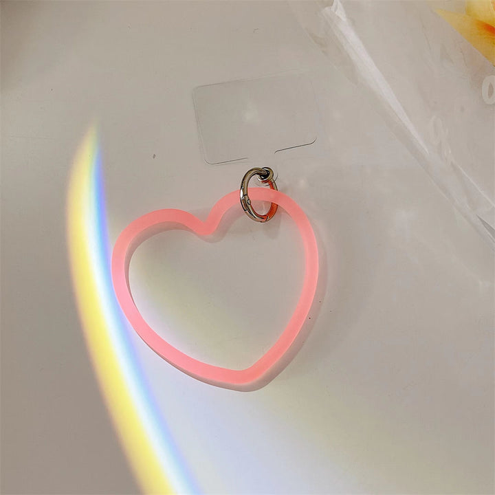 Heart-Shaped Silicone Tag Holder Kalsten