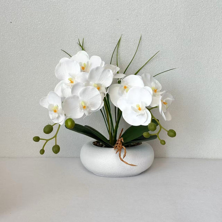 Lifelike Orchid Flower Bouquet Arrangement