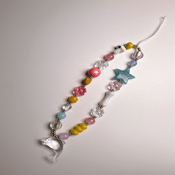 Whimsical Bead Charm Necklace Kalsten