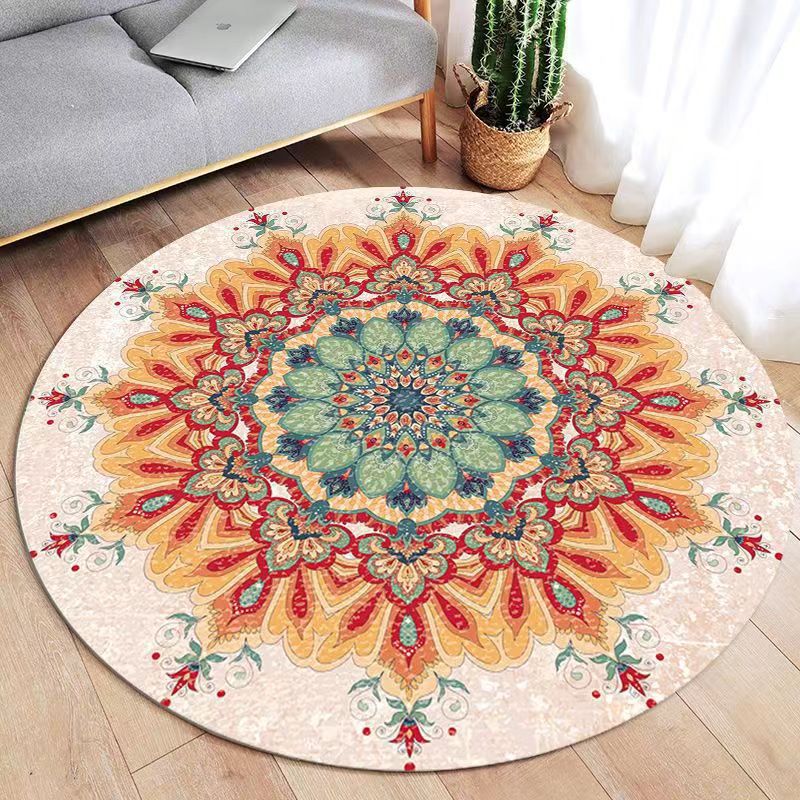 Bohemian Geometric Pattern Area Rug Kalsten