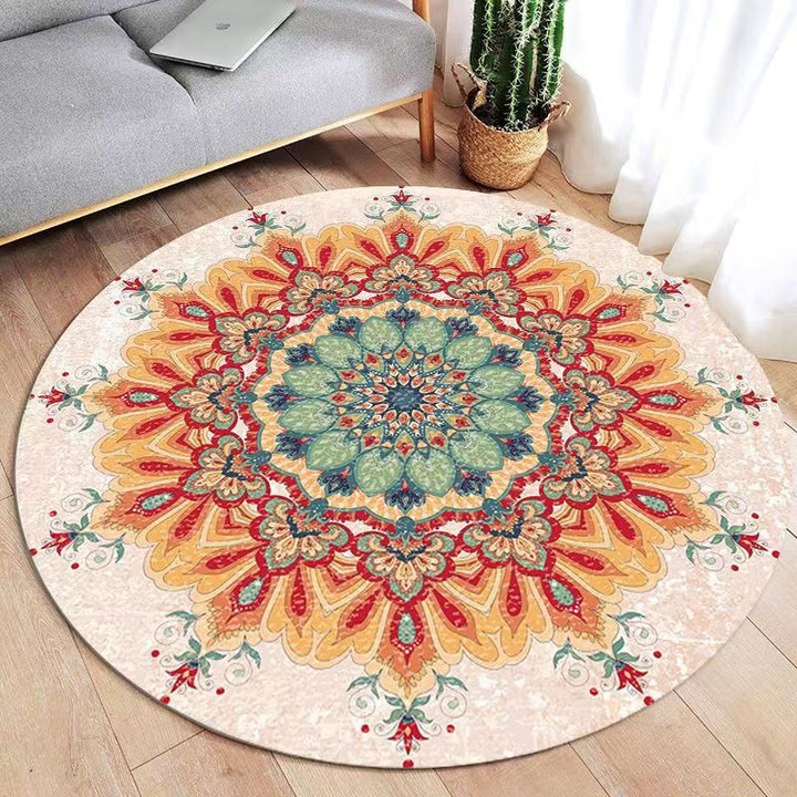 Bohemian Geometric Pattern Area Rug Kalsten
