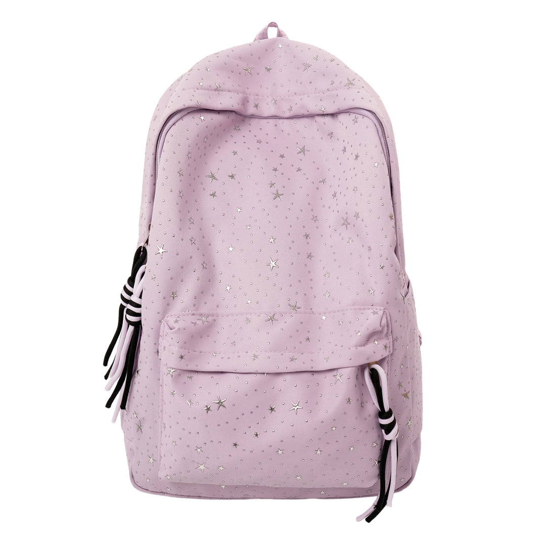 Star-Embellished Lightweight Backpack Kalsten