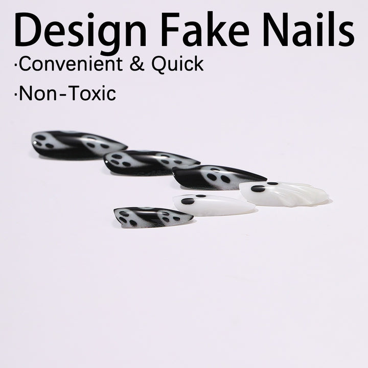 Creative Nail Art Set with Ghost Motifs Kalsten