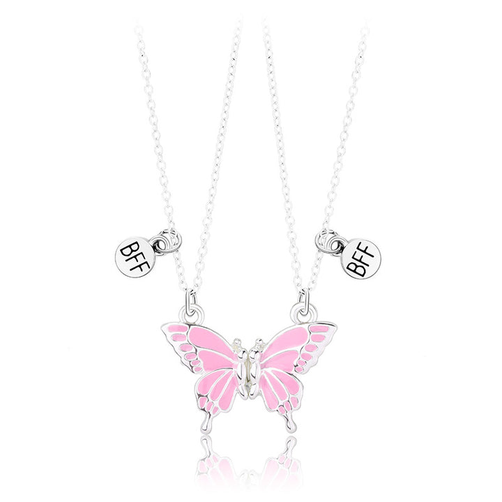 Butterfly Pendant Friendship Necklace Kalsten