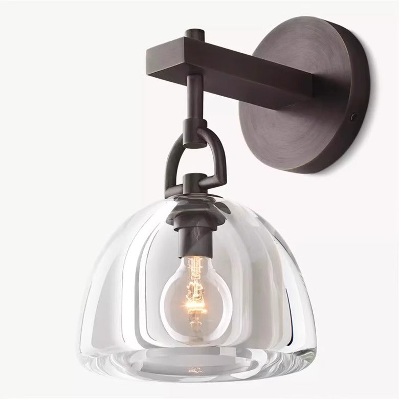 Elegant Glass Wall Sconce