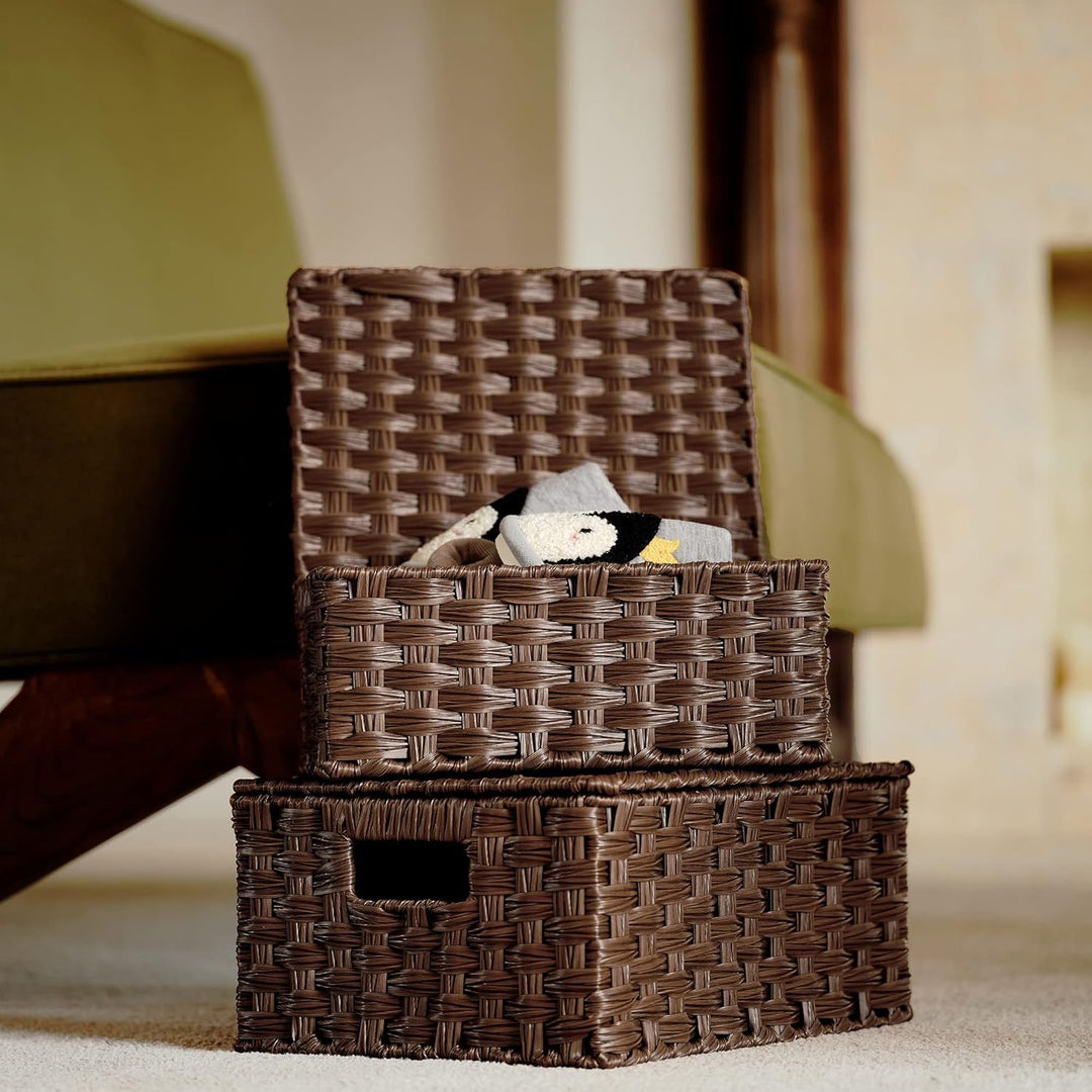 Handwoven Storage Baskets Set Kalsten