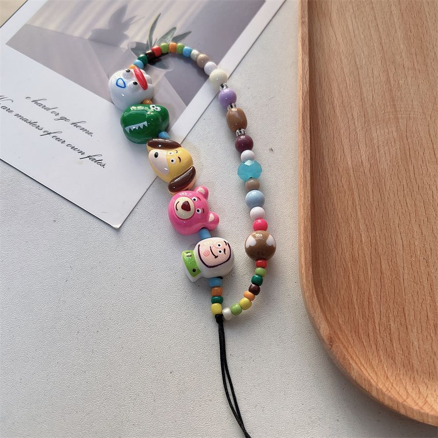 Playful Character Beaded Lanyard Kalsten