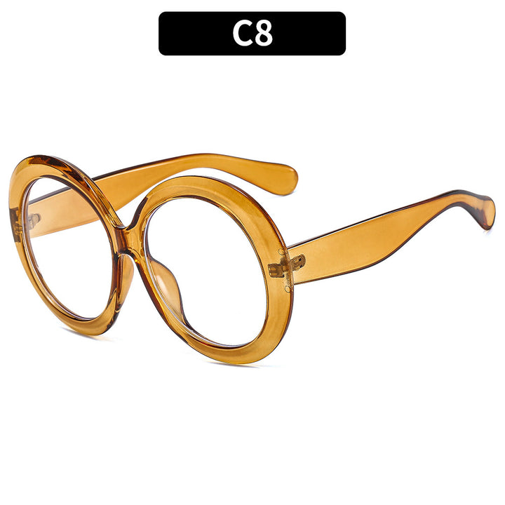 Oversized Round Frame Eyewear