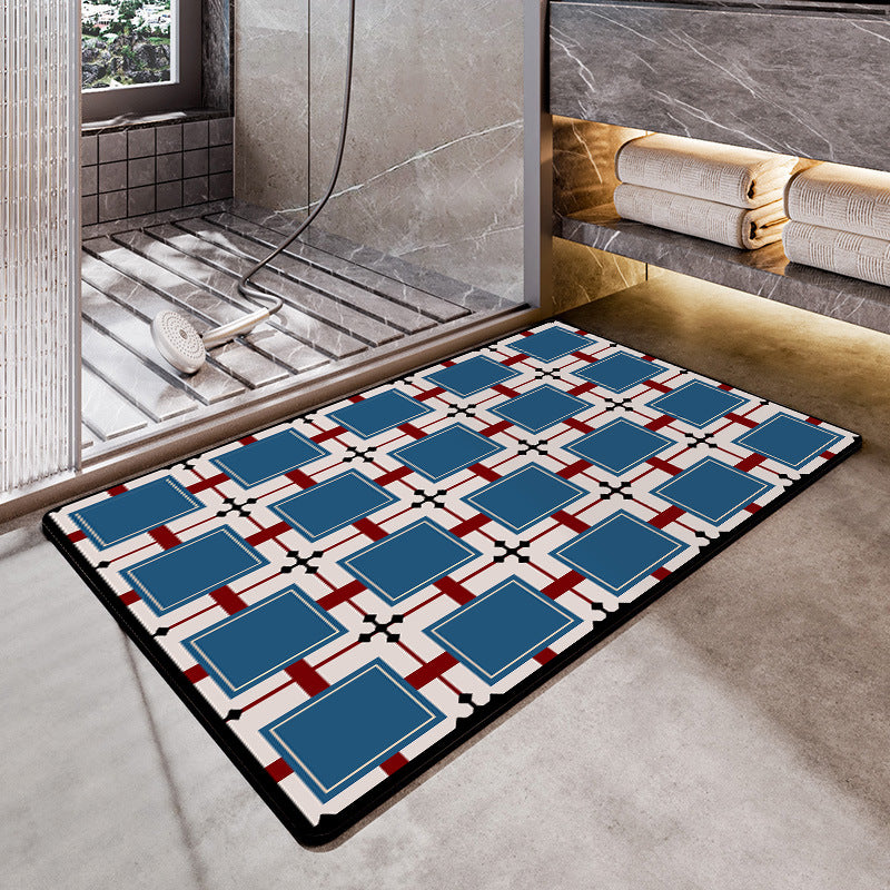Geometric Pattern Bath Mat Kalsten